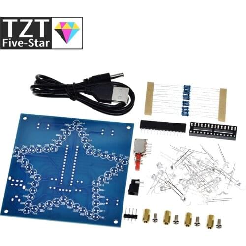 DIY Electronic Kit Five-Pointed Star Colorful Glare LED RGB Module Water Light 51 Single Chip Microcomputer For Arduino