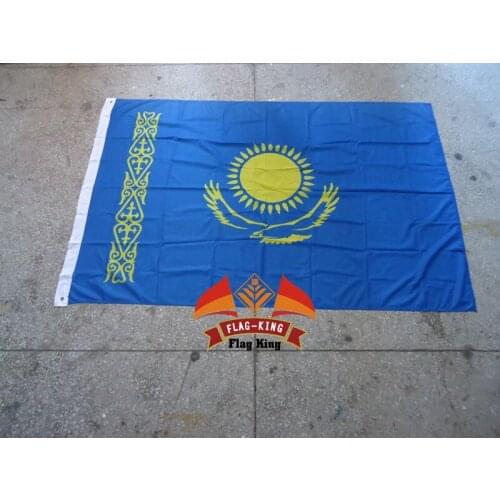 KAZAKHSTAN national flag , KAZAKHSTAN country flag, 150*210CM,, Anti-UV,Digital Printing
