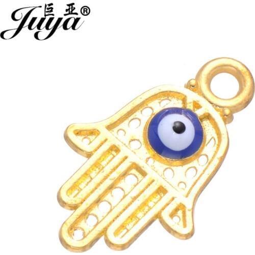 JUYA 15pcs/lot New Fashion Bergamot Eyes Jewelry Findings DIY Accessories for Bracelet Necklace Pendant Jewelry Making Supplies