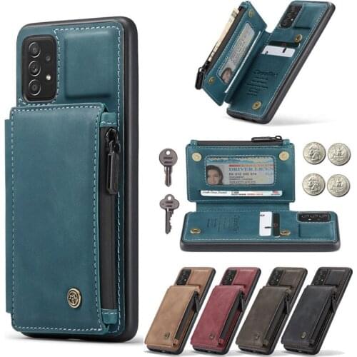 Luxury Flip Stand Leather Phone Case For Samsung A72 A52 5G A21S Wallet Multi Card Protect Fundas Cover For Galaxy A51 A71 Coque