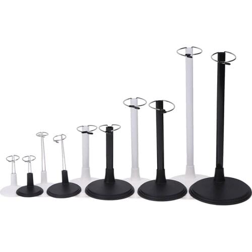 Cute Adjustable Metal Doll Dummy Puppet Wrist Stand Holder Bracket Support Dollhouse Accessories Kids Girls Toy Gift White Black