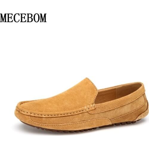 Men Loafers High Quality Leather Driving Boat Shoes Big Size 46 Summer Comfortable Slip-on Casual Shoes Flats Moccasin Men Shoes