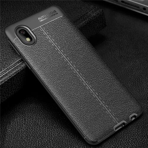 Soft TPU Case For Samsung Galaxy A01 Core Case Leather Texture Silicone Phone Cover For Samsung A01 Core Business Coque SM-A013F