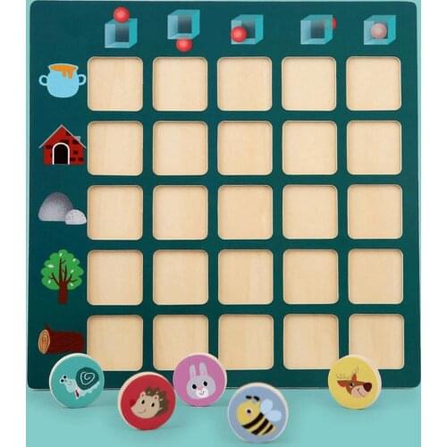 2021 New Board Game Find Direction Game Set Logical Thinking Training Preschool Homeschool Early Education Montessori Toys