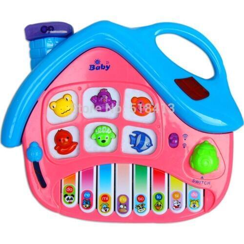 Educational Baby Happy Hut Keyboard Music For Toys Unisex Children Learning & Exercising Type Plastic Electronic 2021