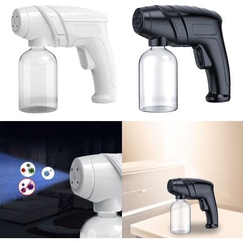Disinfectant Mist Gun 300ml Nano Sanitizer Sprayer Cordless Disinfectant Machine Gun Handheld Atomization Sprayer USB Charging