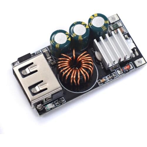QC3.0 Apple Huawei MTK Samsung DIY Fast Charger DC 5-32V 24W Step-down Module for Emergency Charging of Mobile Phone