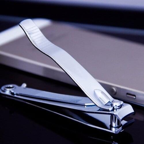 Nail Clippers Household Flat Nail Clippers Convenient And Practical Stainless Steel Nail Clippers With File