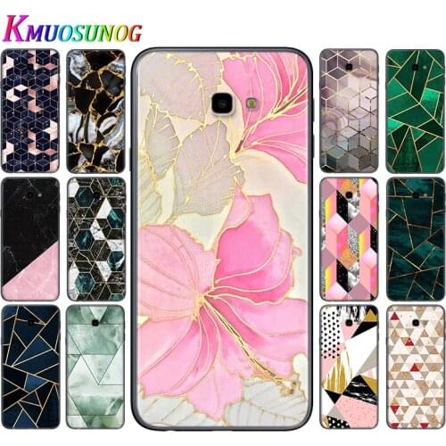 Silicone Cover Marbled Pattern For Samsung Galaxy J8 J7 Duo J6 J5 Prime J4 Plus J3 J2 Core 2018 2017 2016 Phone Case