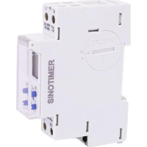 TM610 220V/110V Timer Switch Single Module DIN Rail 7 Days 24 Hrs Programmable