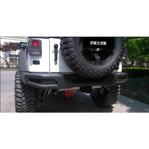 J087-2 10th Anniversary Rear bumper for Jeep Wrangler JK 2007-2017 Free shipping in Russia LANTSUN