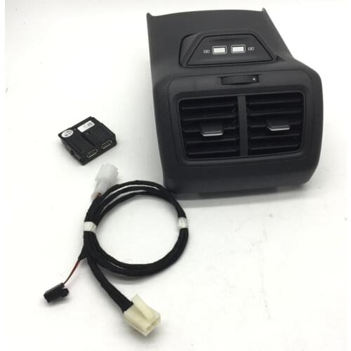 Rear Air Outlet Vent Trim Frame Assembly Center Armrest With USB For Golf 7 MK7 2013-2017 2019 5GG 864 298B 82V