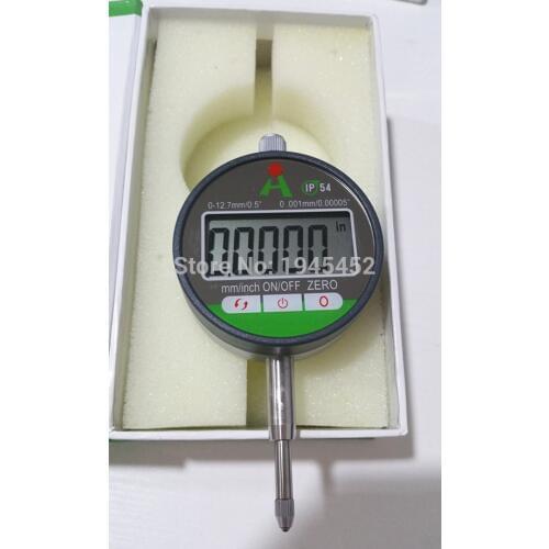 0.001mm Electronic Micrometer 0.00005" Digital Micrometro Metric/Inch Range 0-12.7mm/0.5" Dial Indicator Gauge