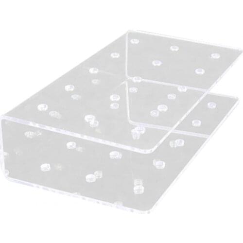 1Pc Acrylic Lollipop Holder Rectangle Shape Double Layer Acrylic Acrylic Cake Pop Stand Display Lollipop Stand For Wedding Party