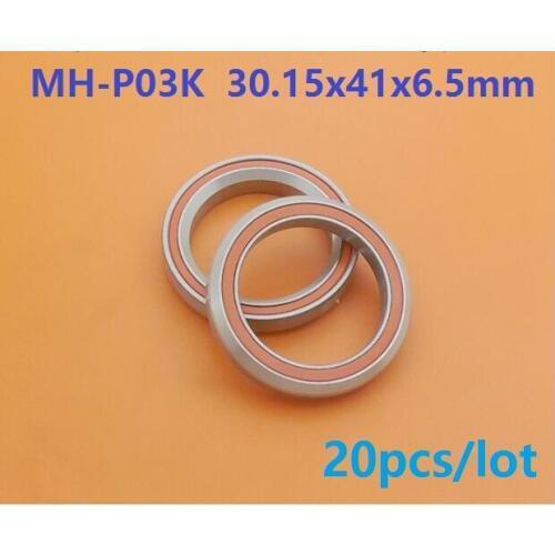 20pcs MH-P03K 30.15x41x6.5 mm rubber seal deep groove ball bearing for bicycle bottom bracket bearing 30.15*41*6.5