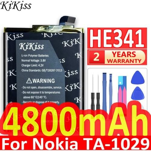 4800mAh High Capacity Cell Phone Battery HE341 For Nokia TA-1029 TA 1029 Replacement Li-ion Batteries