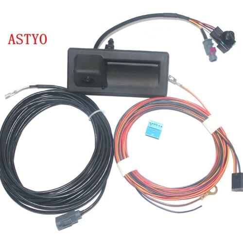 ASTYO Car MIB Radio RCD330 Plus AV Rear View Reversing Camera RVC For VW Jetta MK6 VI Passat B7 sharan Touran
