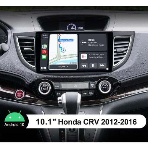 10.1 Inch Radio 1Din Android 10 Car Stereo Multimedia Player Autoradio Carplay Cassette Bluetooth WiFi For Honda CRV 2012-2016