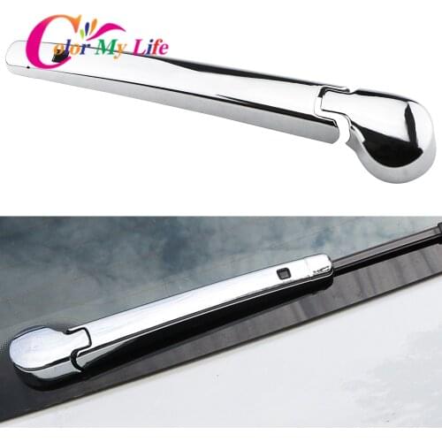 Color My Life ABS Chrome Rear Wiper Nozzle Protection Cover Trim for Volkswagen VW Golf 7 7.5 MK7 MK7.5 2013 -2019 Accessories