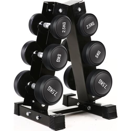 White words dumbbell mens fitness gym fitness room special commercial dumbbells