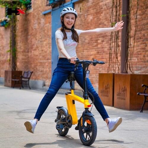 Lithium Electronic Bicycle Driving Variable Speed Folding Electric Bike 14inche Ebike