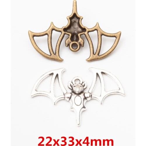 20pcs zinc alloy Animal bat Charms for Jewelry Making 5829