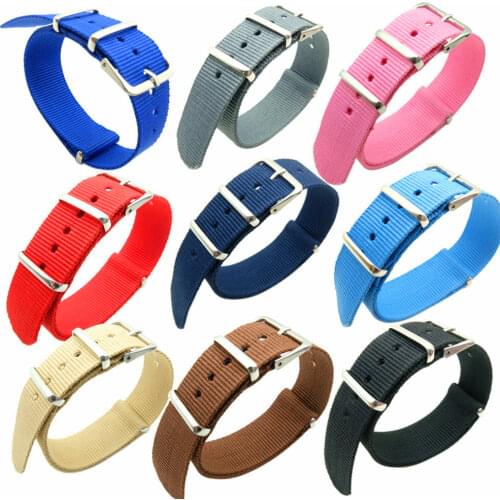 Wholesale Nato Strap 18mm 20mm Nylon Watch Band Waterproof Watch Strap for Amazfit Huami Army Sport Watch DW Dropshipping Belt