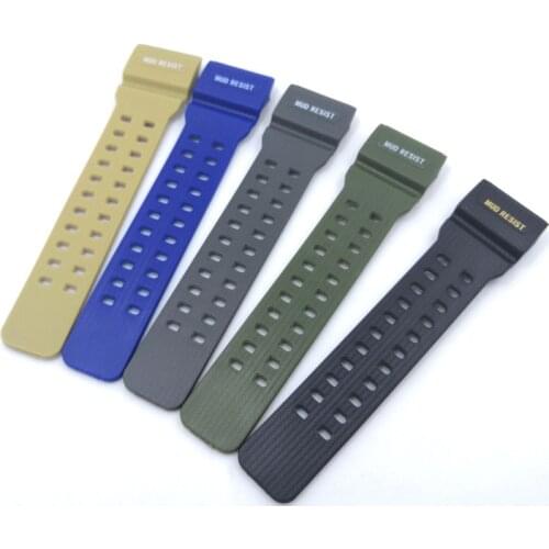 Silicone Premium Watch Strap For Casio G-Shock GG-1000 GWG-100 GSG-100 Replacement Band Men Sport Watchband Casio Accessories