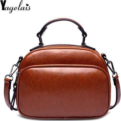 Vintage Flap Women High Quality Ladies Shoulder Bags Versatile Crossbody Bags Leather Womens Bags With Solid Pocket Single Strap