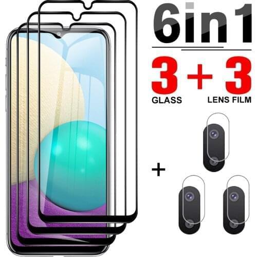 6-in-1 Tempered Glass On The For Samsung Galaxy A02 Screen Protector For Samsung Galaxy A30s A31 A50 A50s A 71 Phone Lens Film