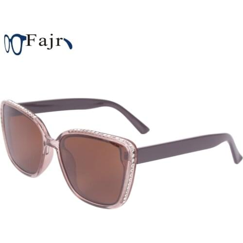 Womens Sun Glasses Vintage Cat Eye Sunglasses For Ladies Polarized Lenses Fashion Eyeglasses Retro Rhinestone Frame Eyewear New