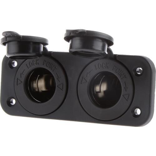 12v 24V 2 Way Car Cigar Lighter Socket Plug Connector Car Truck