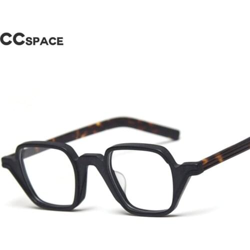 49812 Retro Anti Blue Light Matte Acetate Optical Glasses Frames Men Women Fashion Computer Eyeglasses
