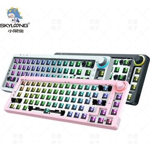 Skyloong AK68 68 Keys Mechanical Keyboard Hot Swap Red Yellow Silver Green Switch For MAC Desktop/Laptop Tablet Gaming Keyboard