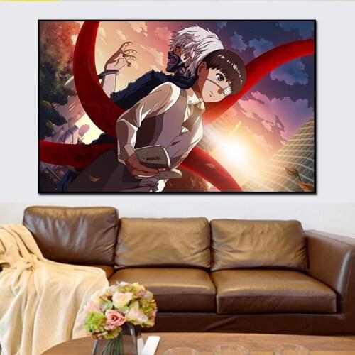 Blood Kaneki Tokyo Ghoul Anime Poster Anime Art Prints Manga Anime Art Prints for Decoration,No Frame,50 x 70 cm