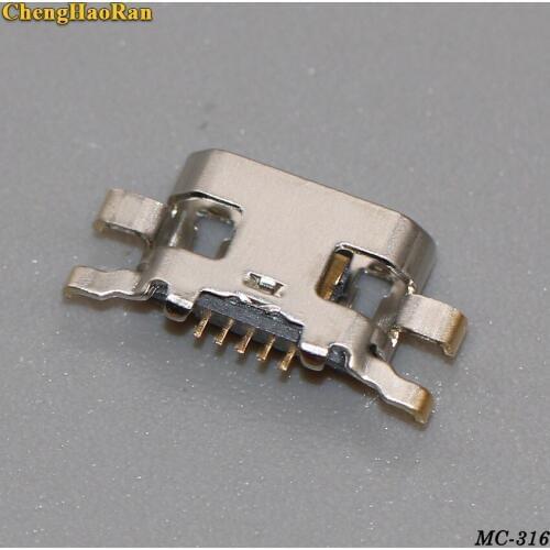 ChengHaoRan 10pcs Micro mini USB Jack Charging Socket Connector for Motorola Moto G 2nd generation Xt1069 Xt1068