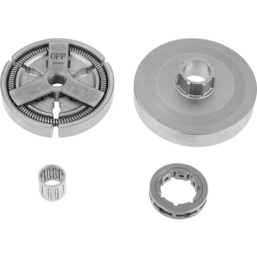 Clutch Drum & Clutch & sprocket rim & needle bearing Fit for Chinese chainsaw 4500 5200 5800