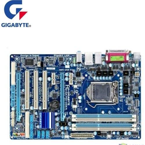 For Gigabyte GA-P55-USB3L P55-USB3L Motherboard LGA 1156 For Intel P55 P55M Used Desktop Mainboard USB2.0 SATA II PCI-E X16