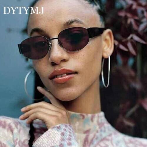 DYTYMJ 2020 Oval Retro Sunglasses Women Round Vintage Eyeglasses Women/Men Brand Designer Glasses Women Luxury Oculos De Sol