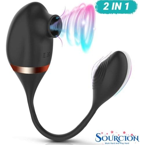 Sourcion Powerful Clitoral Sucking Vibrator Sex Toys for Women Clit Sucker Clitoris Stimulator Vibrating Love Egg Erotic Goods