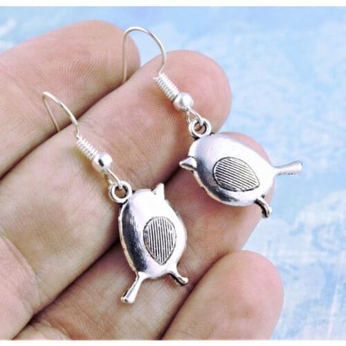 2020 New Robin Bird Earring Cute Animal Alloy Earring Handmade Earrings Jewelry Gifts for Girl Christmas Dangle Earrings