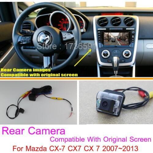 Lyudmila For Mazda CX-7 CX7 CX 7 2007~2013 RCA & Original Screen Compatible Sets / Car Rear View Camera / Back Up Reverse Camera
