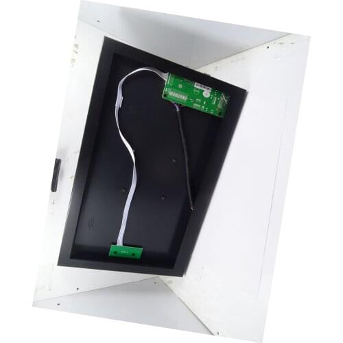 VGA 58C Controller board + Metal alloy back cover case box DIY HDMI-compatible kit for B156XTN03 15.6" LED LCD 1366x768 panel