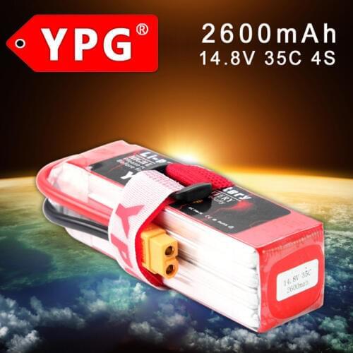 YPG 14.8V 2600mAh 35C 4S Lipo Li-Po Lipoly High performance Battery For RC Hobby