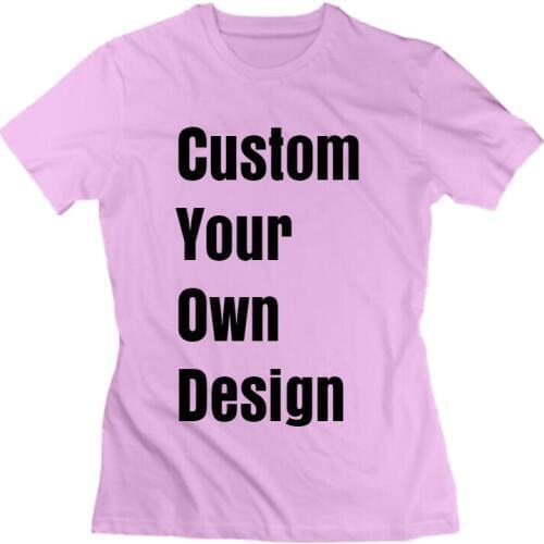 Custom Printed T Shirts Women Short Sleeve O-Neck Tee T Shirt Top Quality Summer