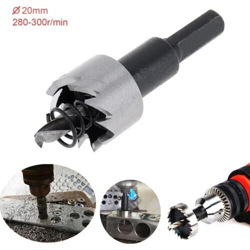 1 PC M35 20MM Carbide Tip HSS Drill Bit Hole Saw Stainless Steel Metal Alloy Drilling Hole Opener Tool for Metal Cutting