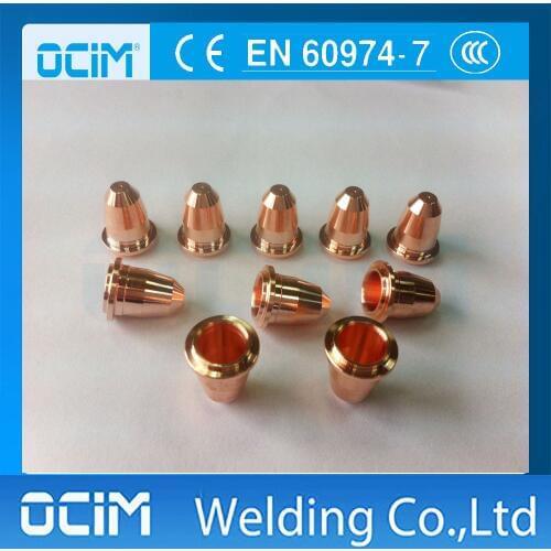 10PCS PD0116-08 Plasma Tips Nozzle 40Amp Fit S45 Plasma Cutter Torch