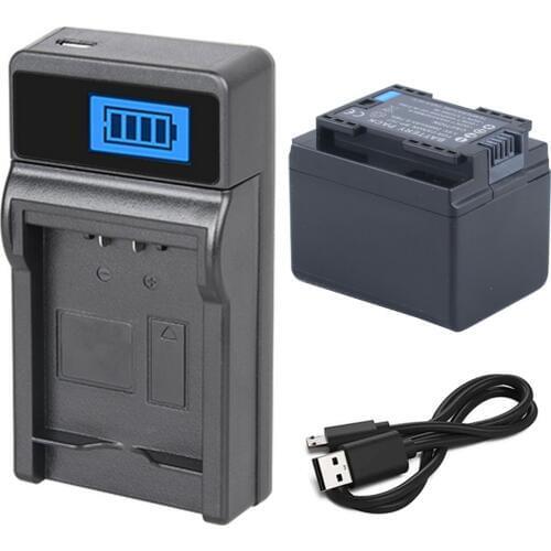 Battery + Charger for Canon VIXIA HF R300, R400, R500, R600, R700, R800, HFR600, HFR700, HFR800, HF M50, M52, M500 HD Camcorder