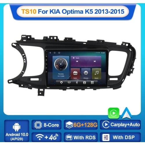 MEKEDE TS10 6+128GB Android 10.0 Car Radio For Kia Optima K5 2013 2014 2015 Multimedia Video Player Navigation GPS no 2 Din DVD