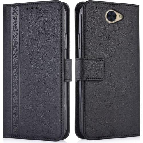 Luxury Flip Wallet Leather Case for Huawei Y7 2017 5.5''Magnetic Book Protect phone back Cover